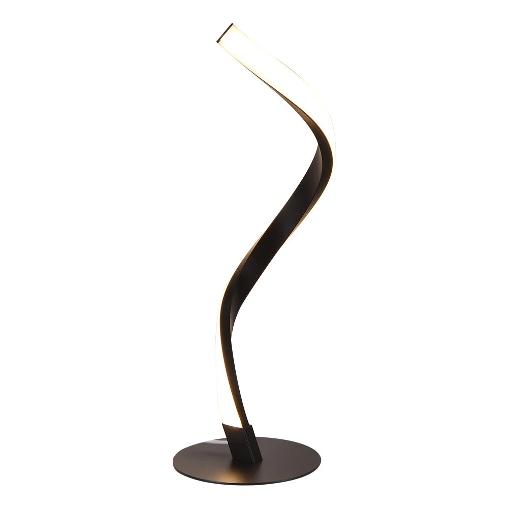 (image for) WiFi Spiral Bedside Table Lamp RGB LED Night Light Support Voice Control Tuya Smart Life APP Work With Alexa Google Home